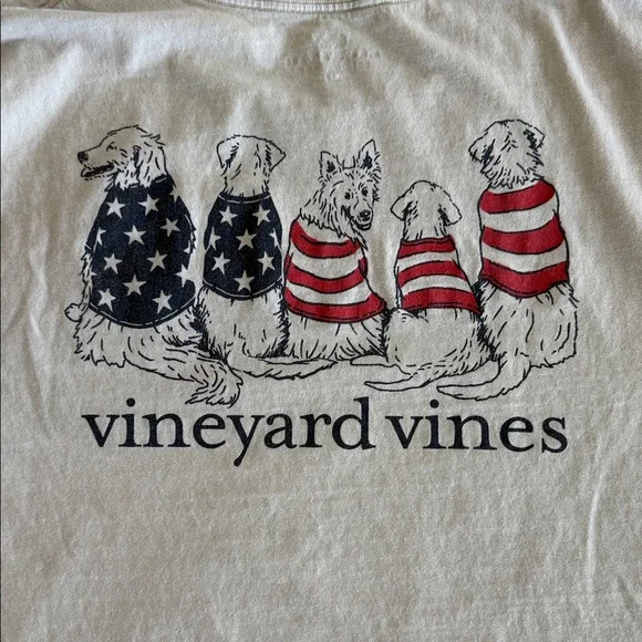 Vineyard Vines Americana Dogs Graphic Ter - Picture 5 of 6
